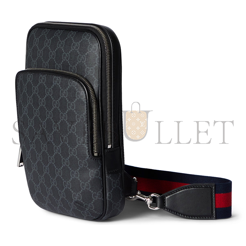 G*u*i gg black small slingbag 822073 (17.5*7*6cm)
